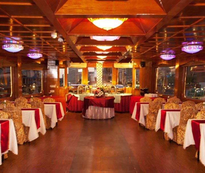 inside view of dhow cruise dubai