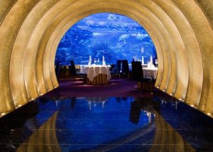 Al Mahara the best romantic restaurant for a private candle light dinner in dubai